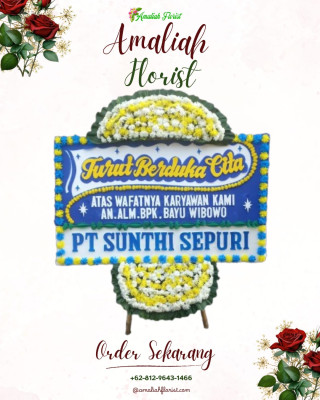 Papan Bunga Duka di Serambakon