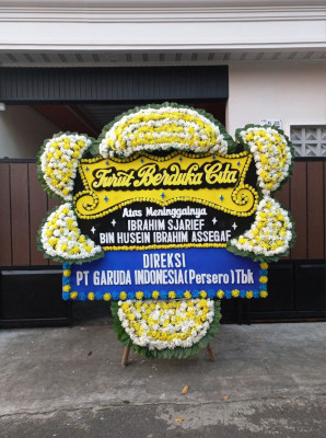 Papan Bunga Duka di Serambakon